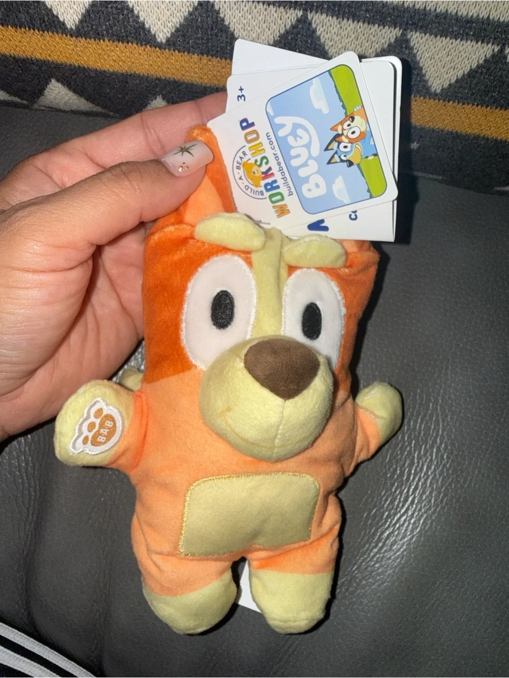 Build-A-Bear Orange and Cream Bingo Plush
